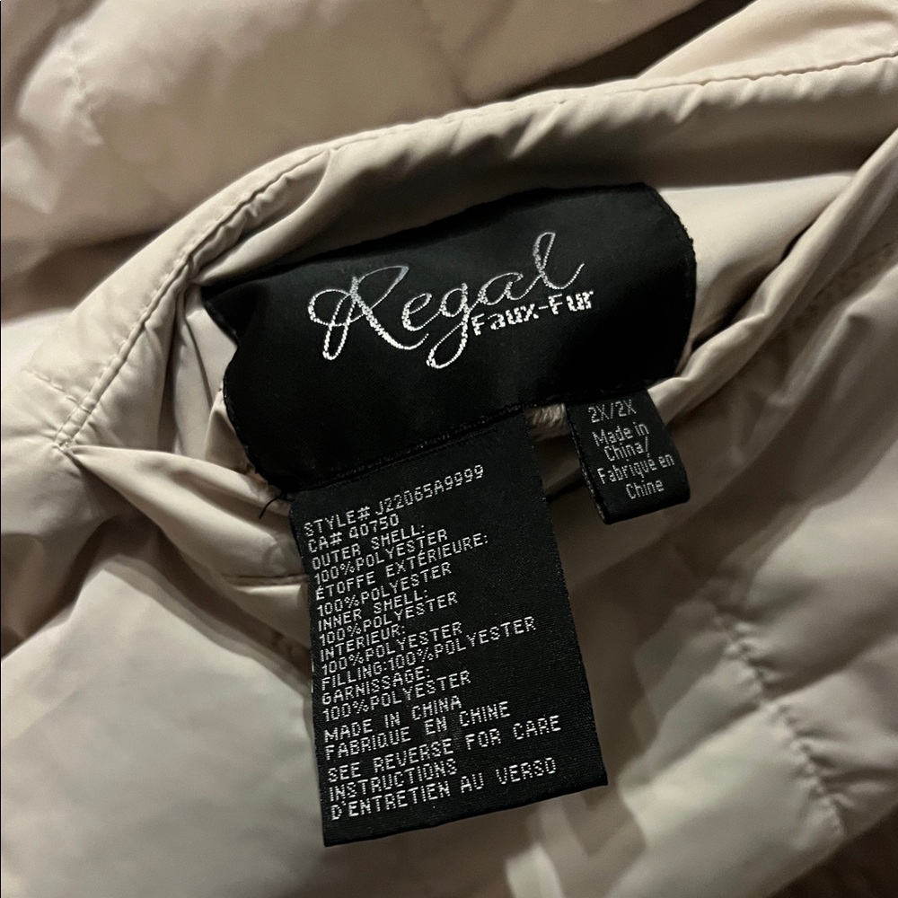 Sold - Cozy Tan Teddy Jacket for Women - Picture 2 of 3